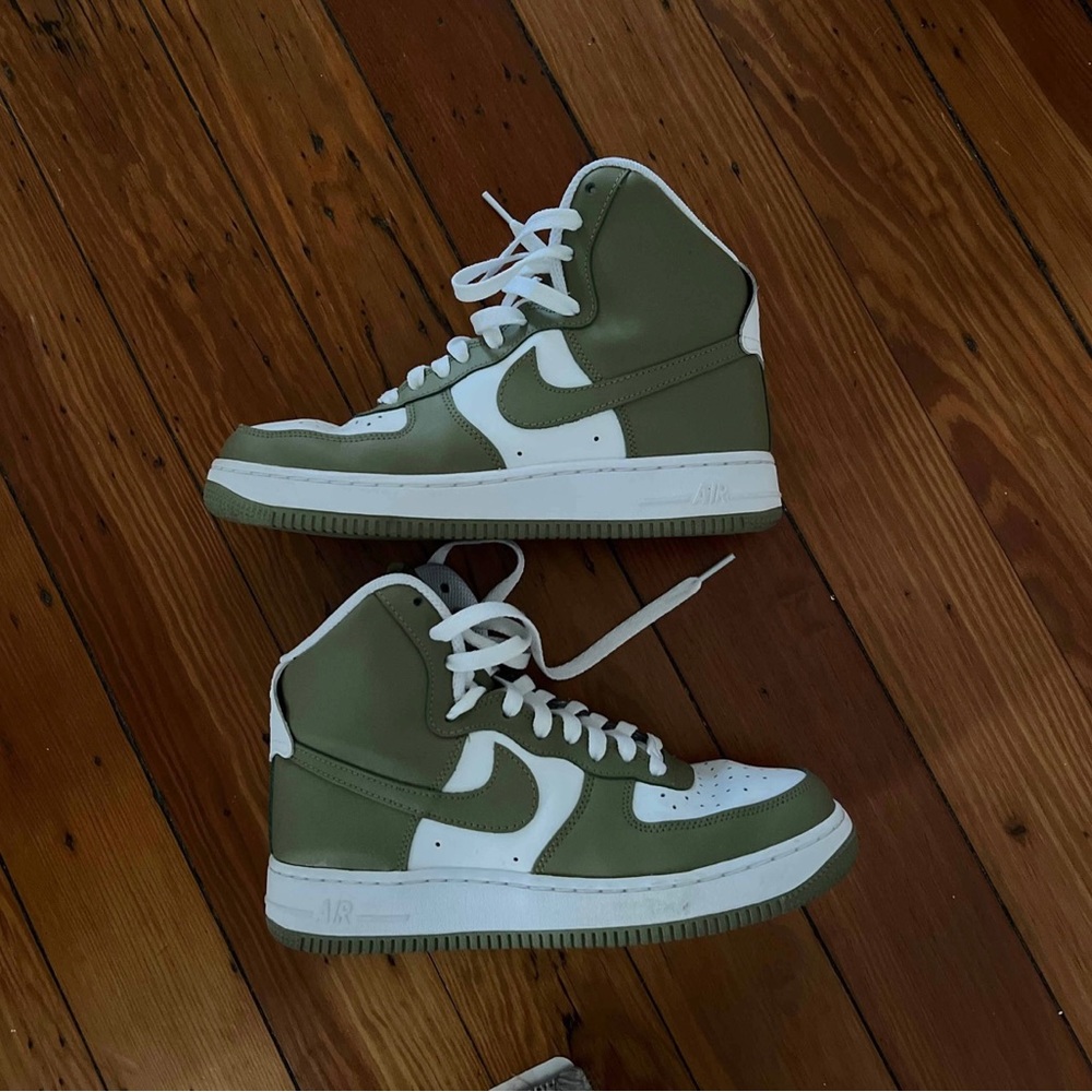 Green Nike Jordan’s sneakers! Rare find. They were custom made and barely worn!